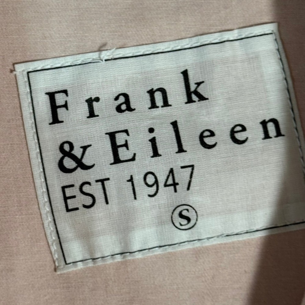 Frank & Eileen Belfast Pink Cotton Blend Double Breasted Blazer Jacket Womens S - Picture 7 of 12
